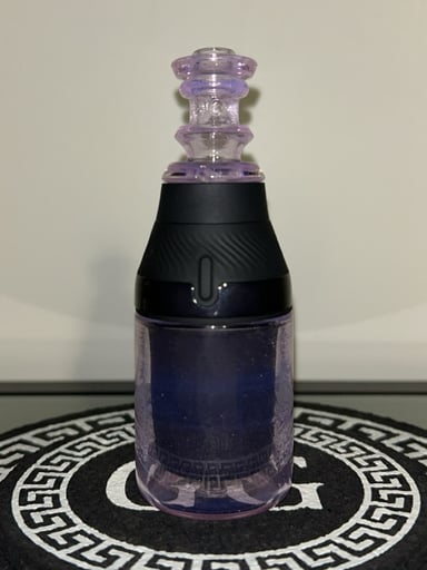 Preview pic of Proxy V2 Twisted Boro Heady Core Attachment and Topper Purple Lavender Lilac