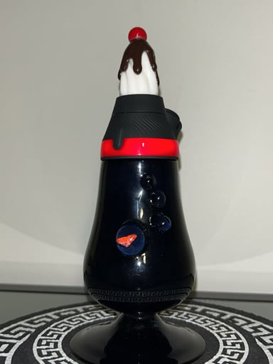 Preview pic of Twisted Boro Puffco Proxy V2 Black Heady Core Kit With Icecream Topper