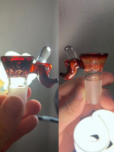 Preview pic of 18/4 Opal Banana Dippy Glass Slide