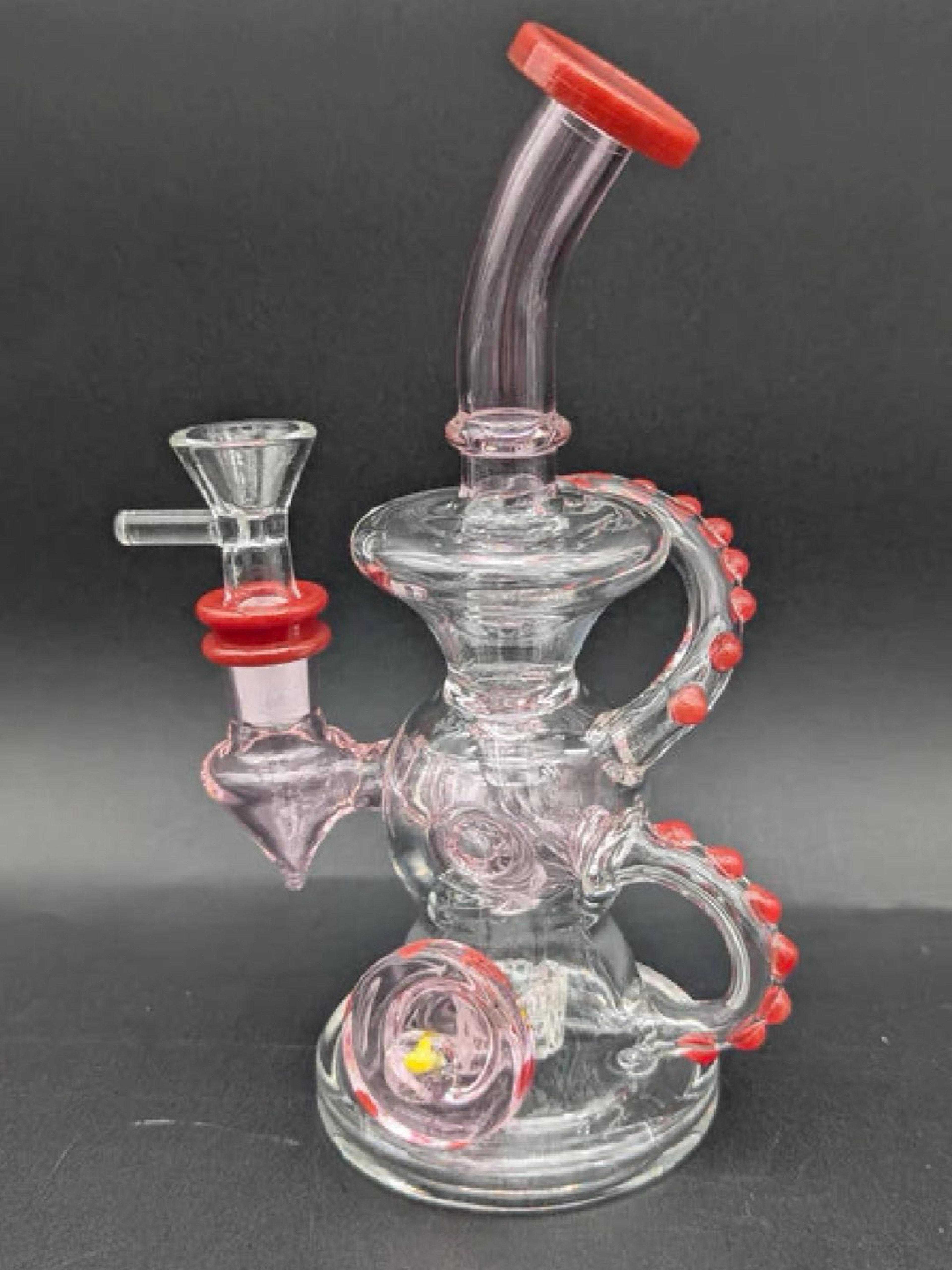 7.5" Tentacle Klein Recycler Bong image 0