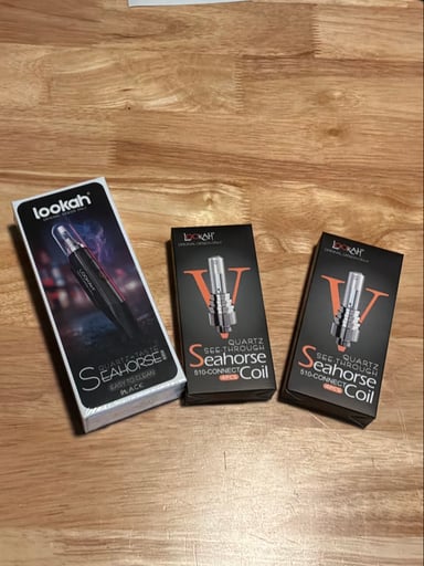 Preview pic of Lookah Seahorse Mini with 2 Packs V-Coil TIps