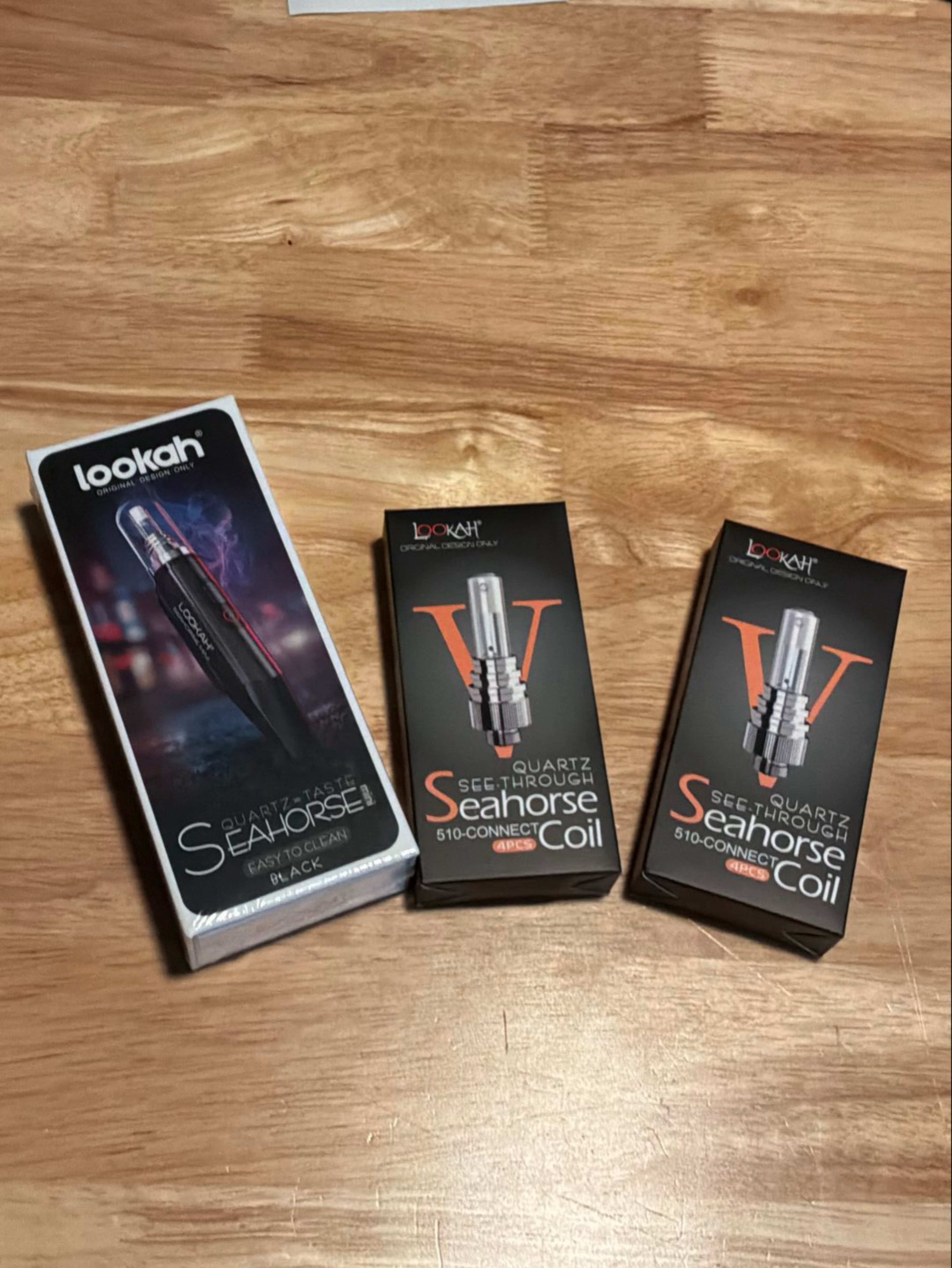 Preview pic of Lookah Seahorse Mini with 2 Packs V-Coil TIps