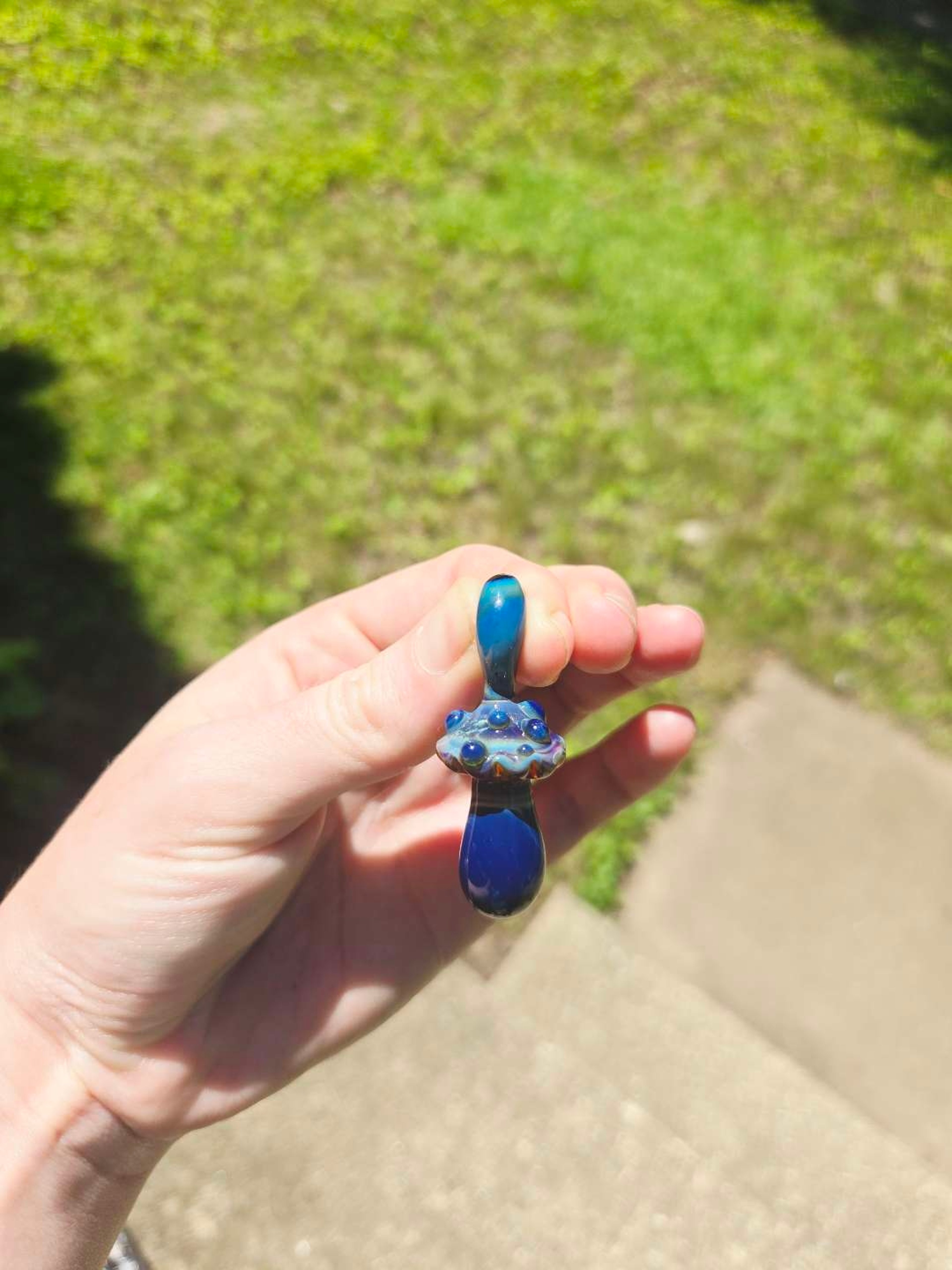 HotHead Glass Mushroom Pendant image 0