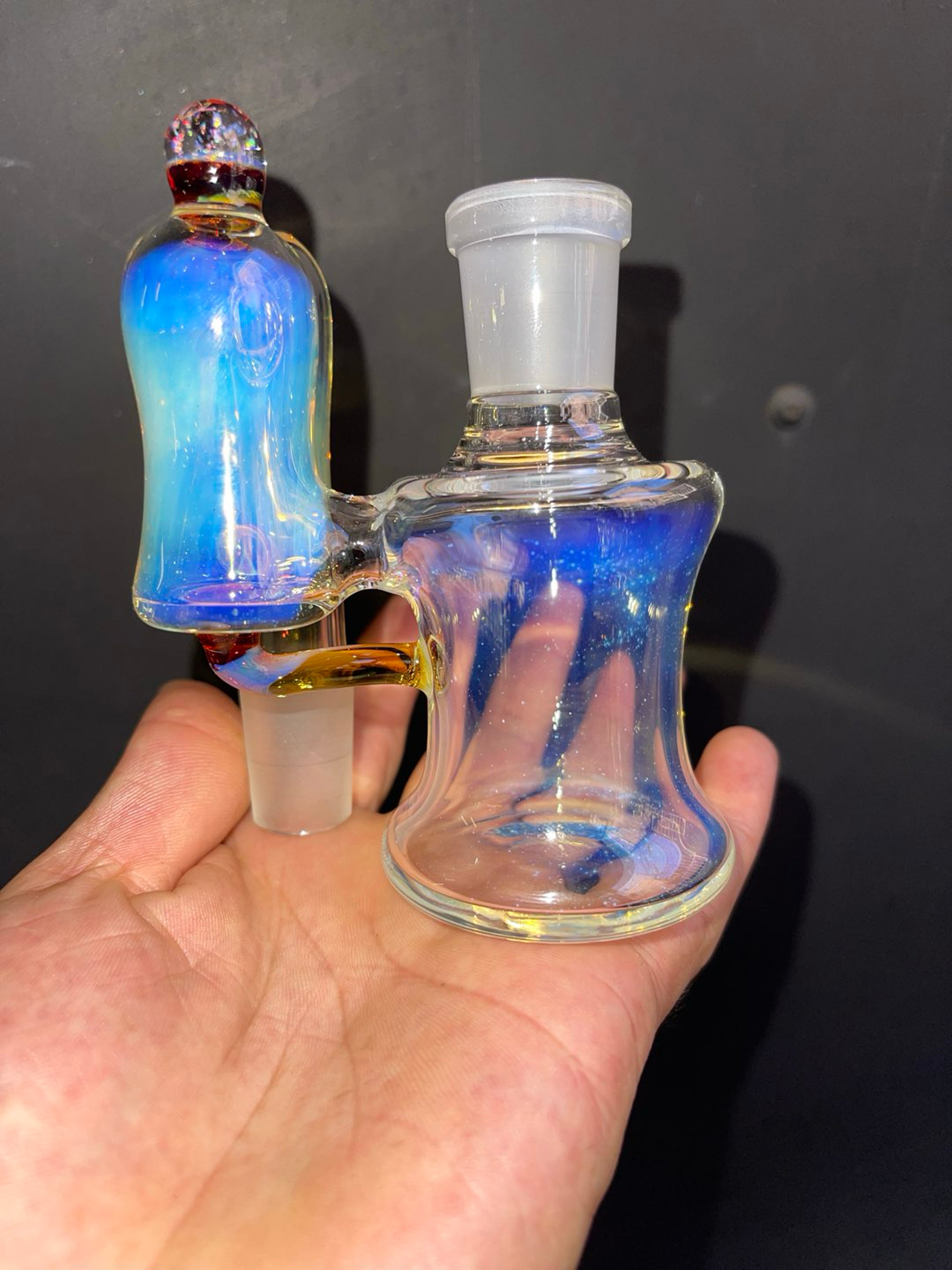 Preview pic of Amber purple color accents and silver fume,18-18mm