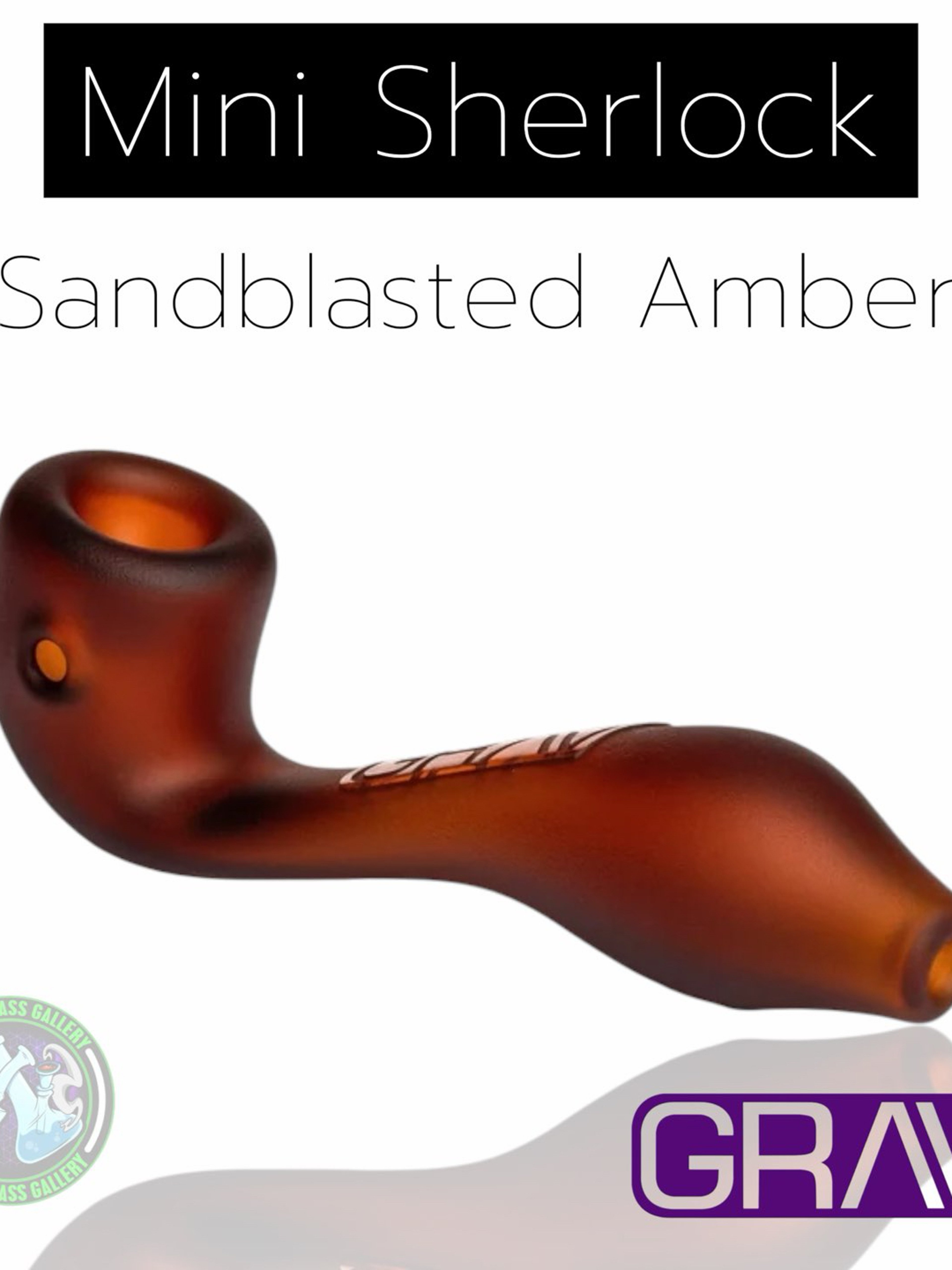 Preview pic of Grav - Mini Sherlock - Sandblasted Amber