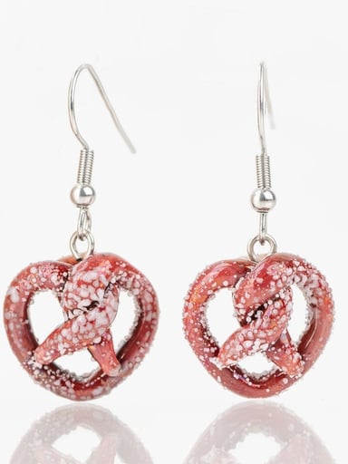 Preview pic of Pretzel Glass Earrings