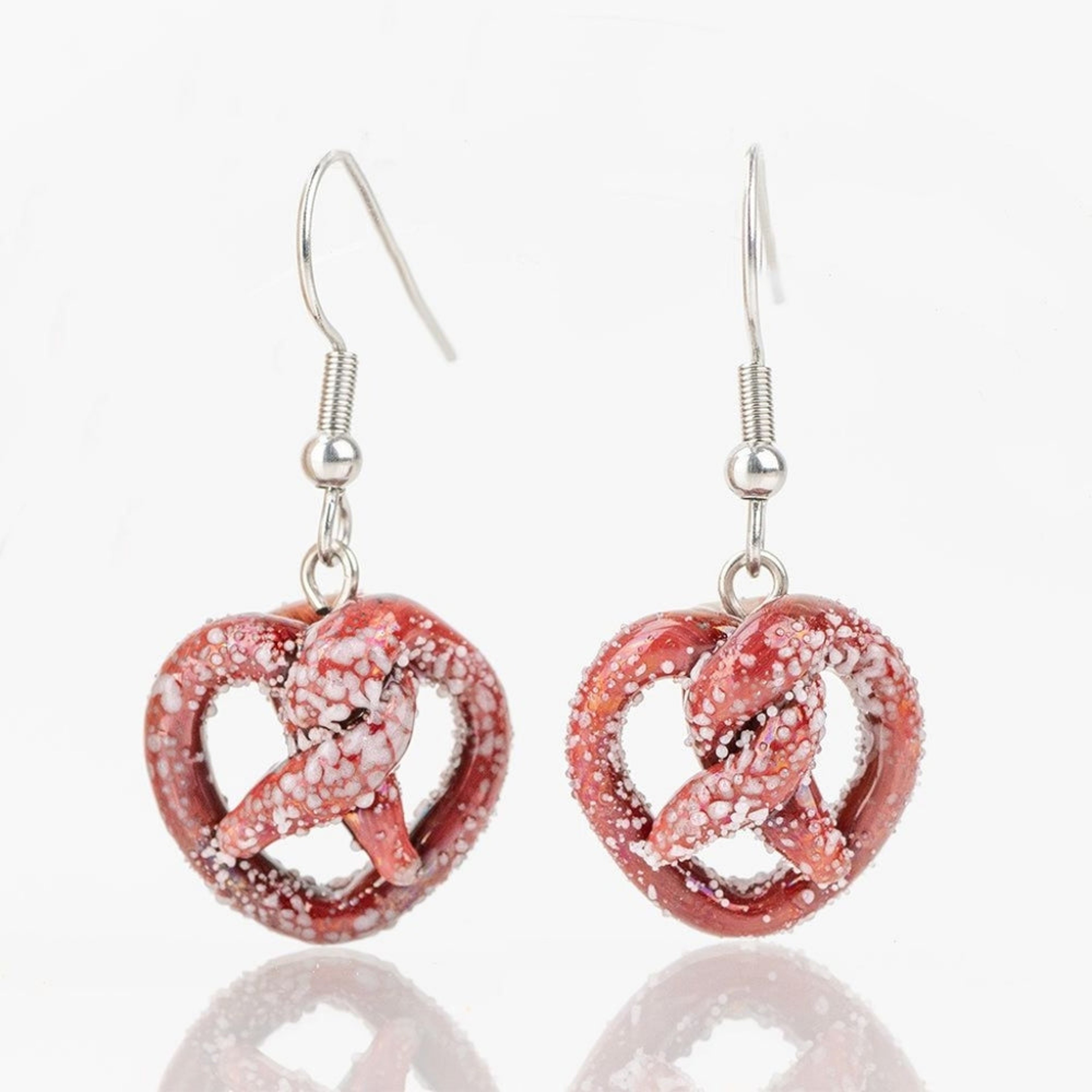 Preview pic of Pretzel Glass Earrings