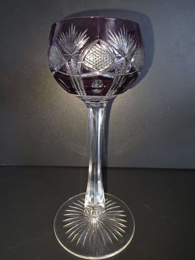 Preview pic of Faceted Goblet Glass