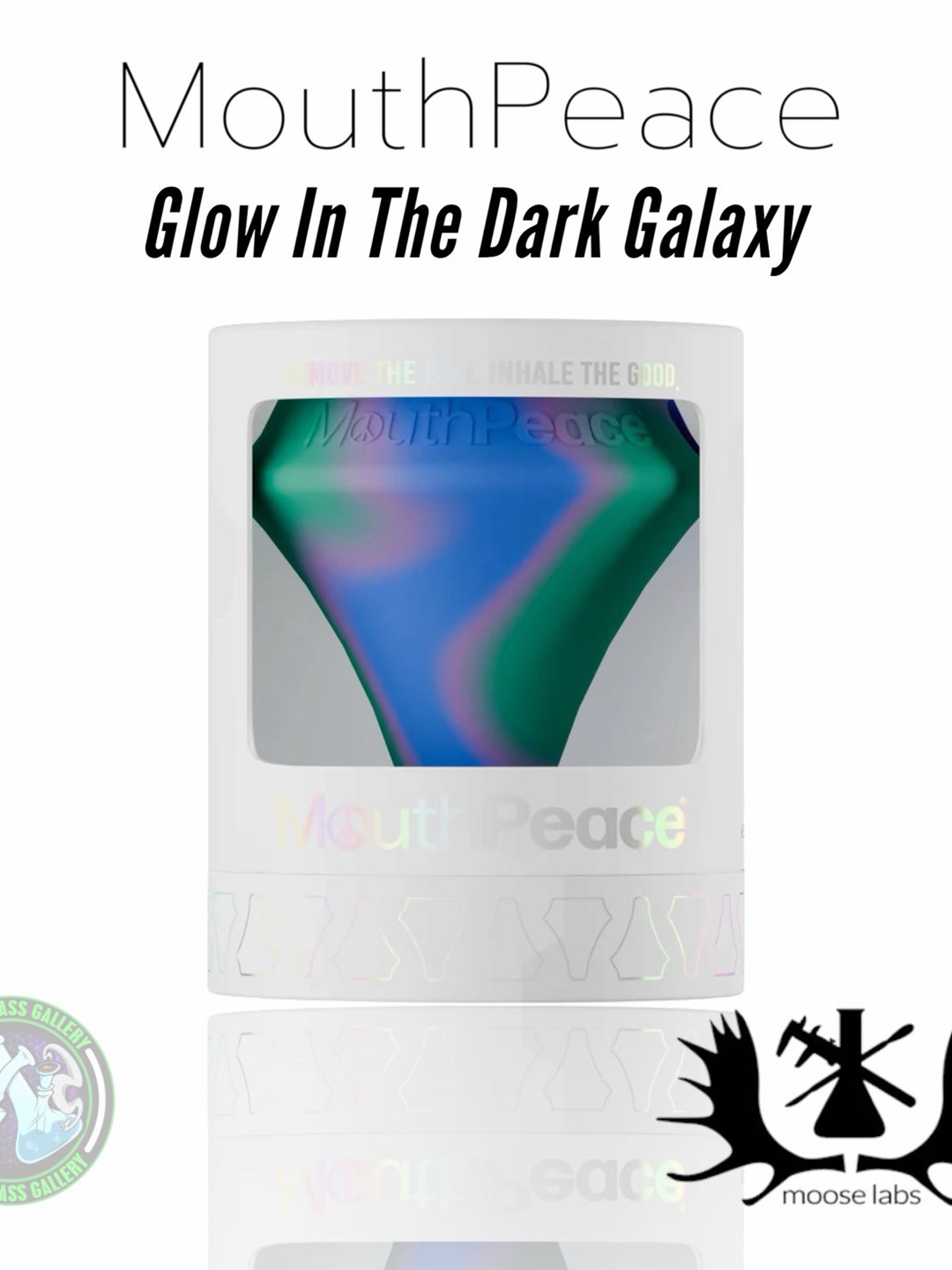 Preview pic of Moose Labs - Mouthpiece - Glow In The Dark Galaxy