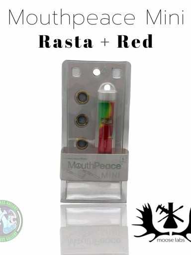 Preview pic of Moose Labs - Mouthpiece Mini - Rasta + Red