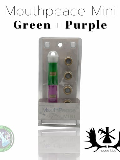 Preview pic of Moose Labs - Mouthpiece Mini - Green + Purple