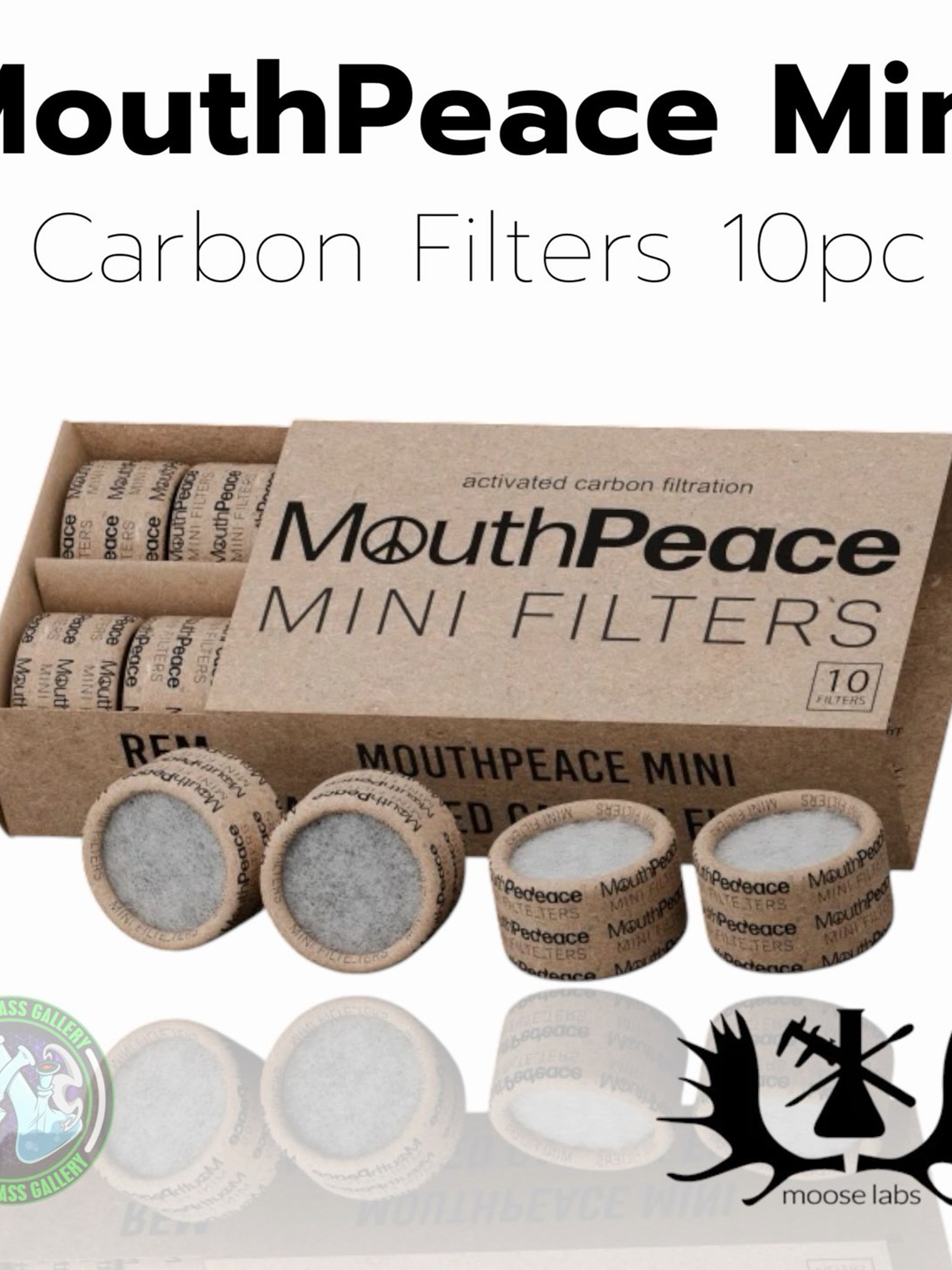 Preview pic of Moose Labs - Mouthpiece Mini Carbon Filters 10ct