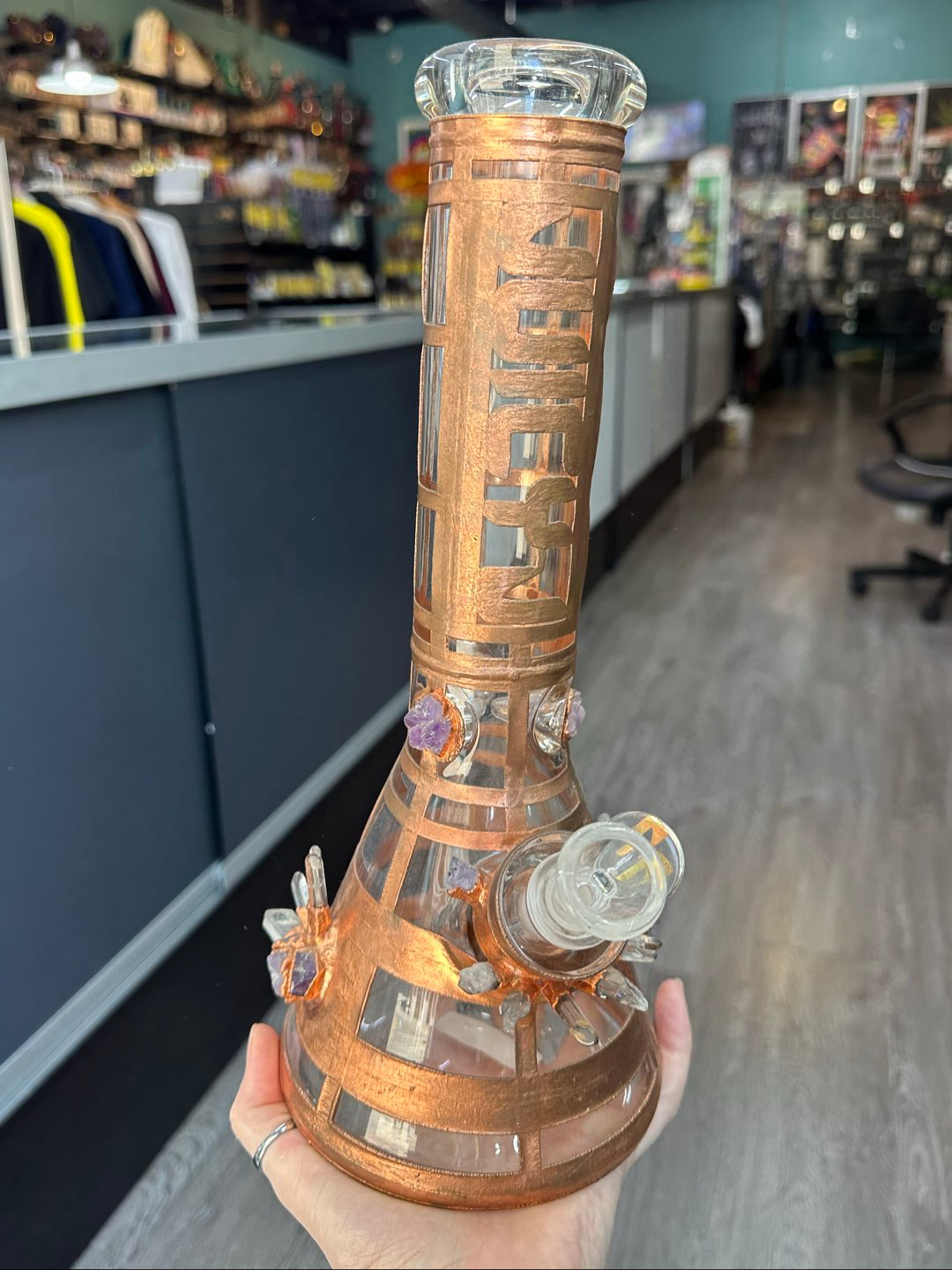 Preview pic of Juicy J copper amethyst beaker