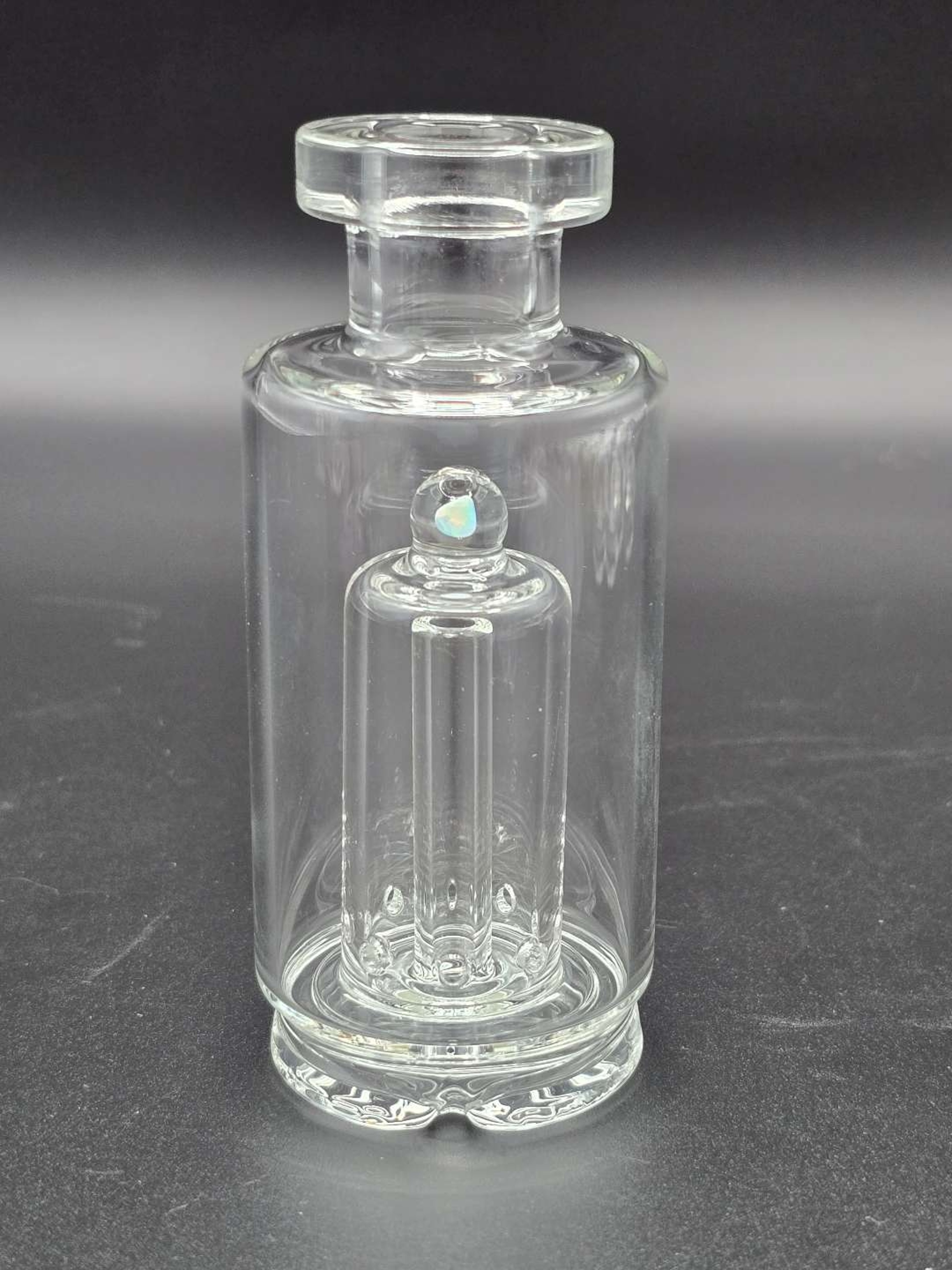 Roots Glass 8 Hole Puffco Attachment W/ Opal image 0