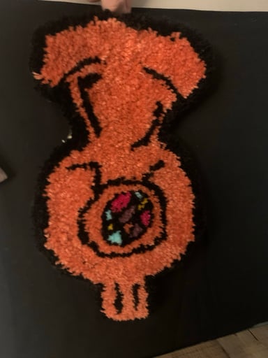 Preview pic of Soupglass Ballcap wall rug