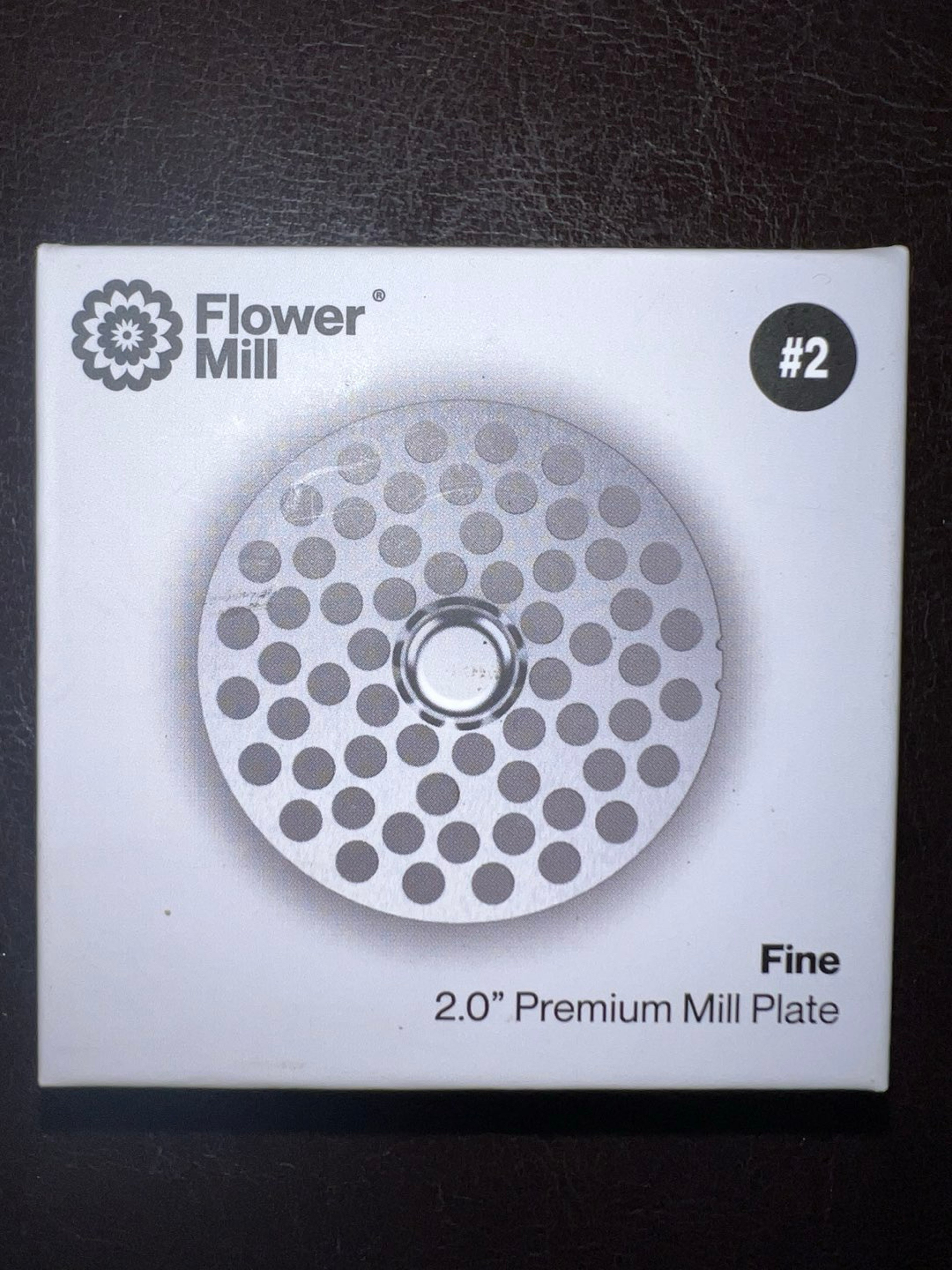 Preview pic of FLOWER MILL #2 FINE 2.0” PREMIUM MILL PLATE 2 inch