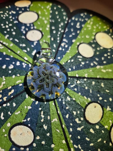 Preview pic of GlassByKeri implosion pendant