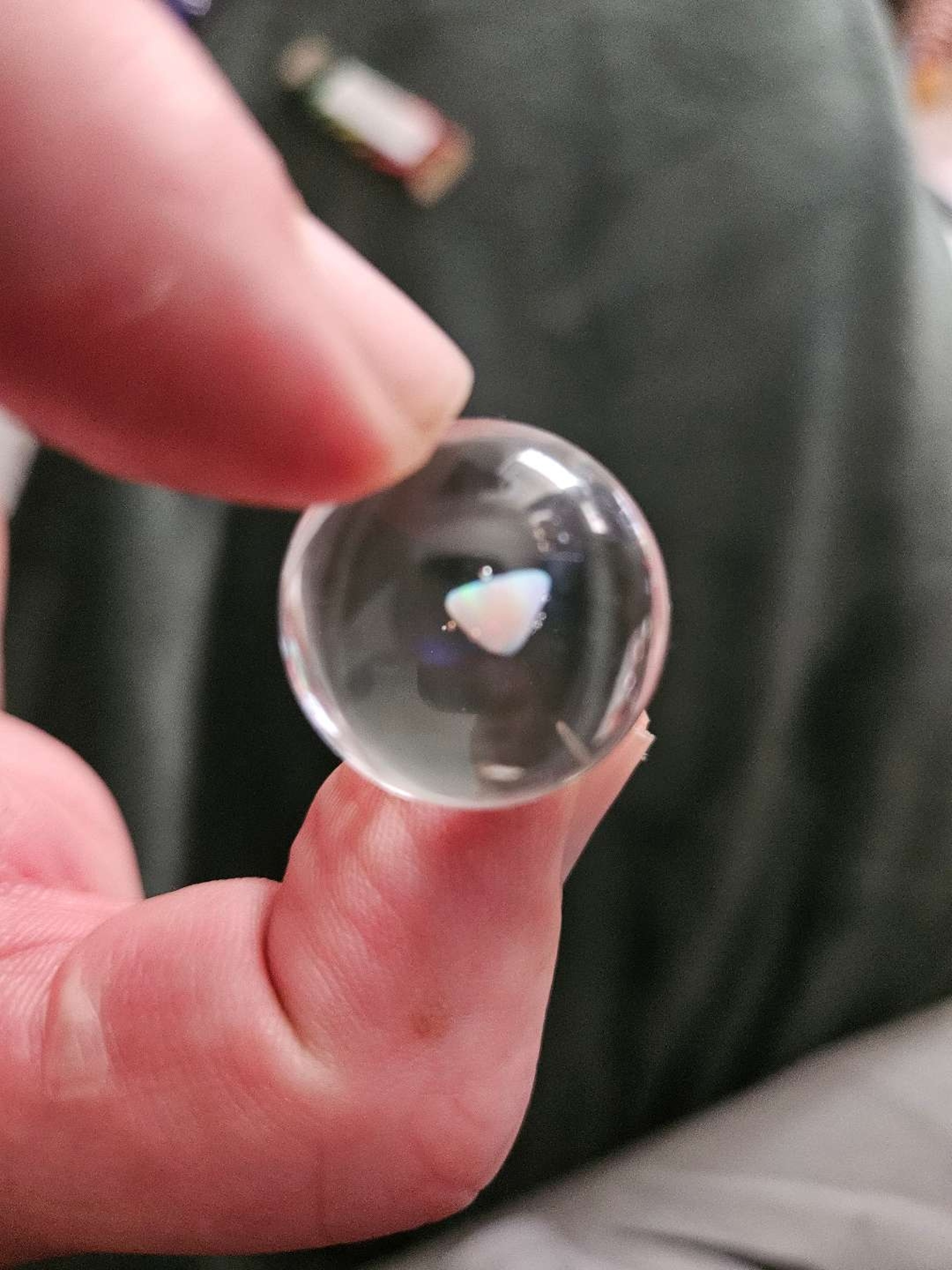 Preview pic of Clear marble with opal