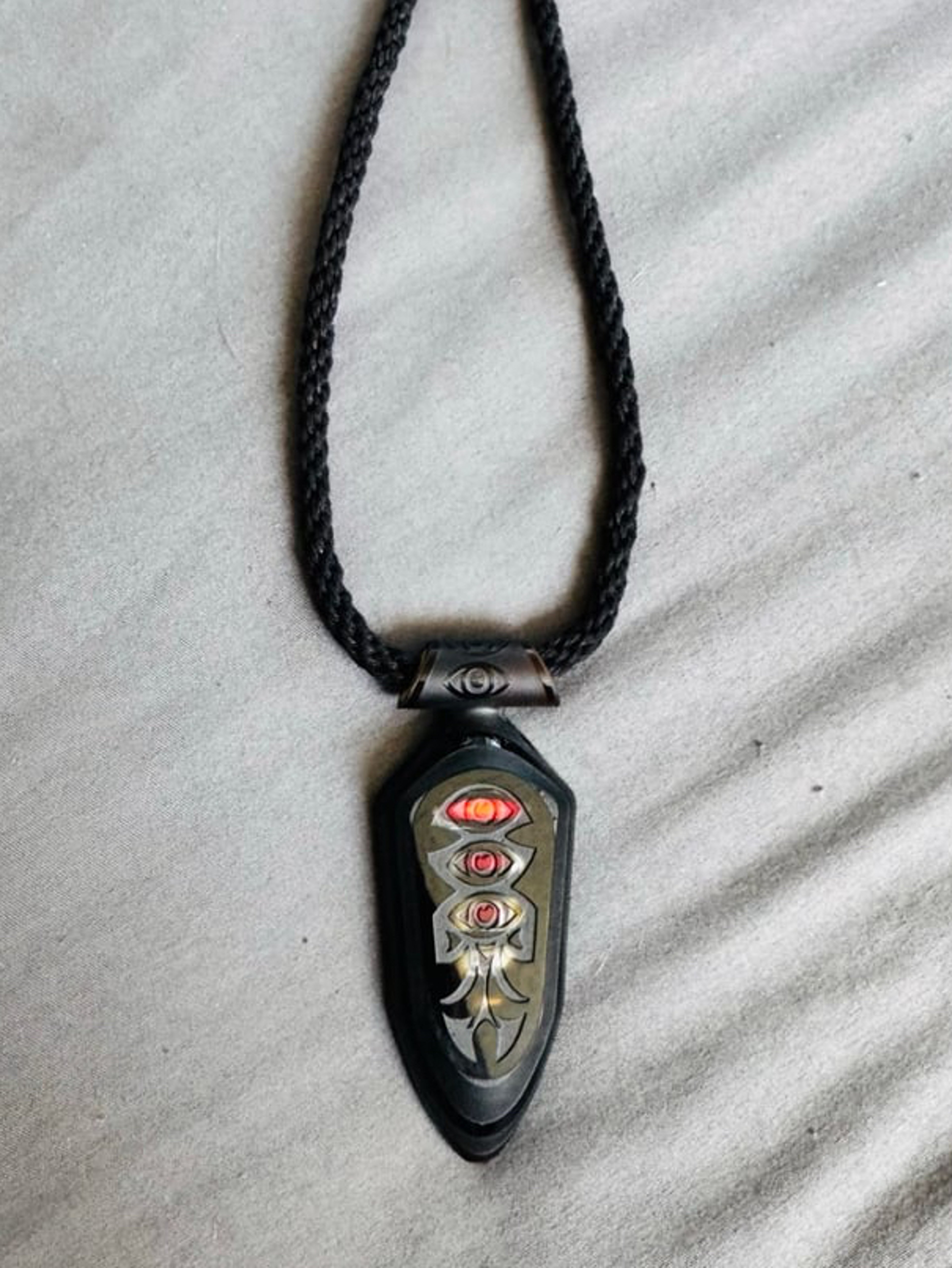Preview pic of SUPER RARE 1/1 JDZ TABLET PENDANT #6 MULTI TECH WINDOW LAYERED FACETED AND SANDBLASTED +