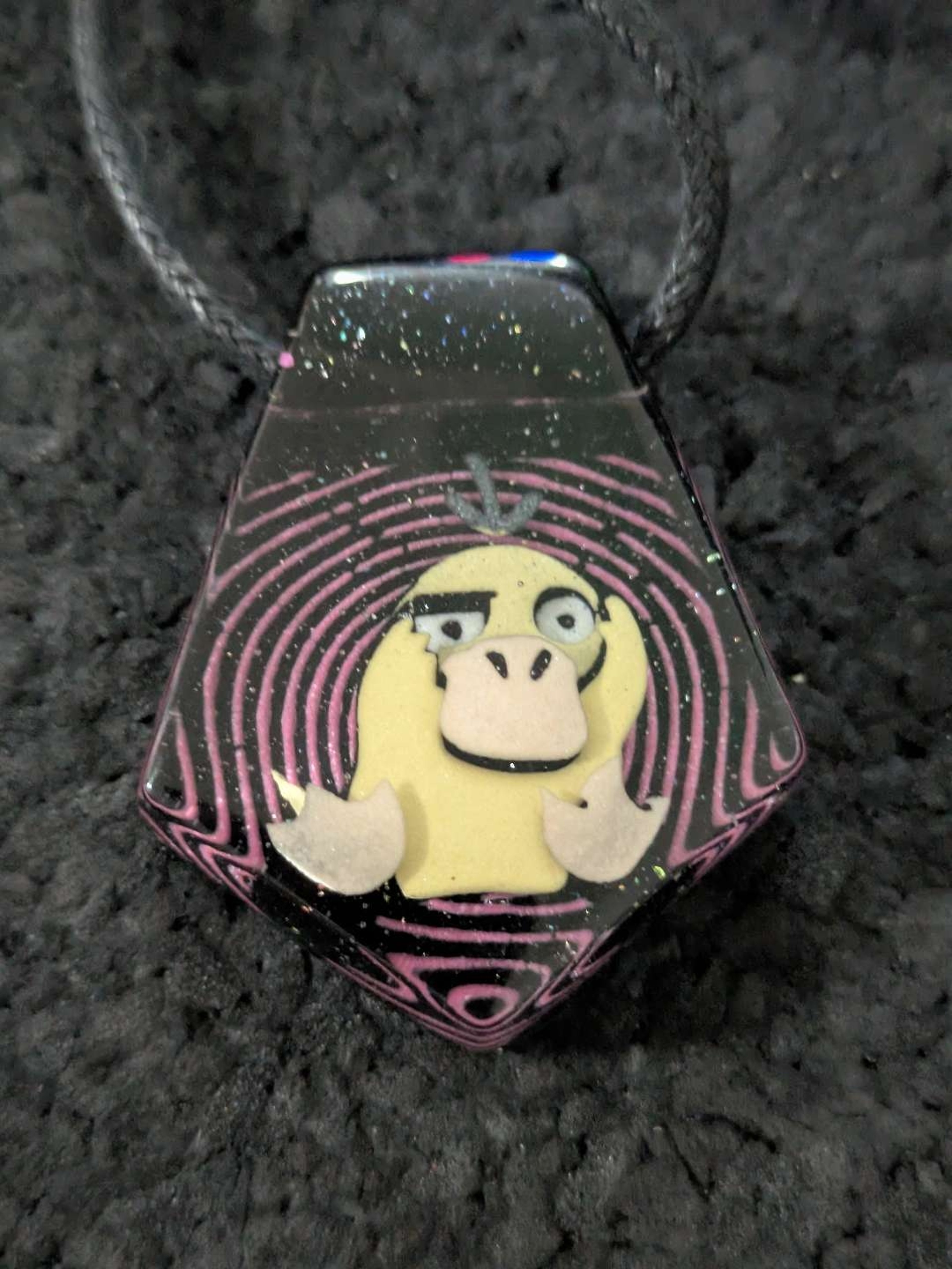Preview pic of Psyduck UV glow Pendant