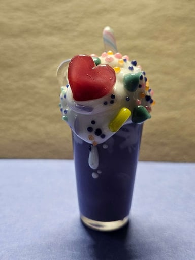 Preview pic of Renee Patula Unicorn Milkshake pendant
