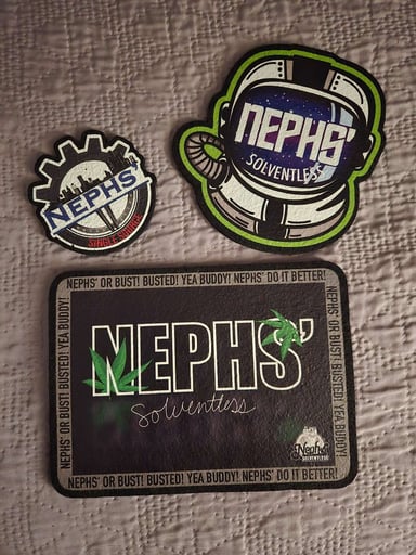 Preview pic of Nephs solventless mats