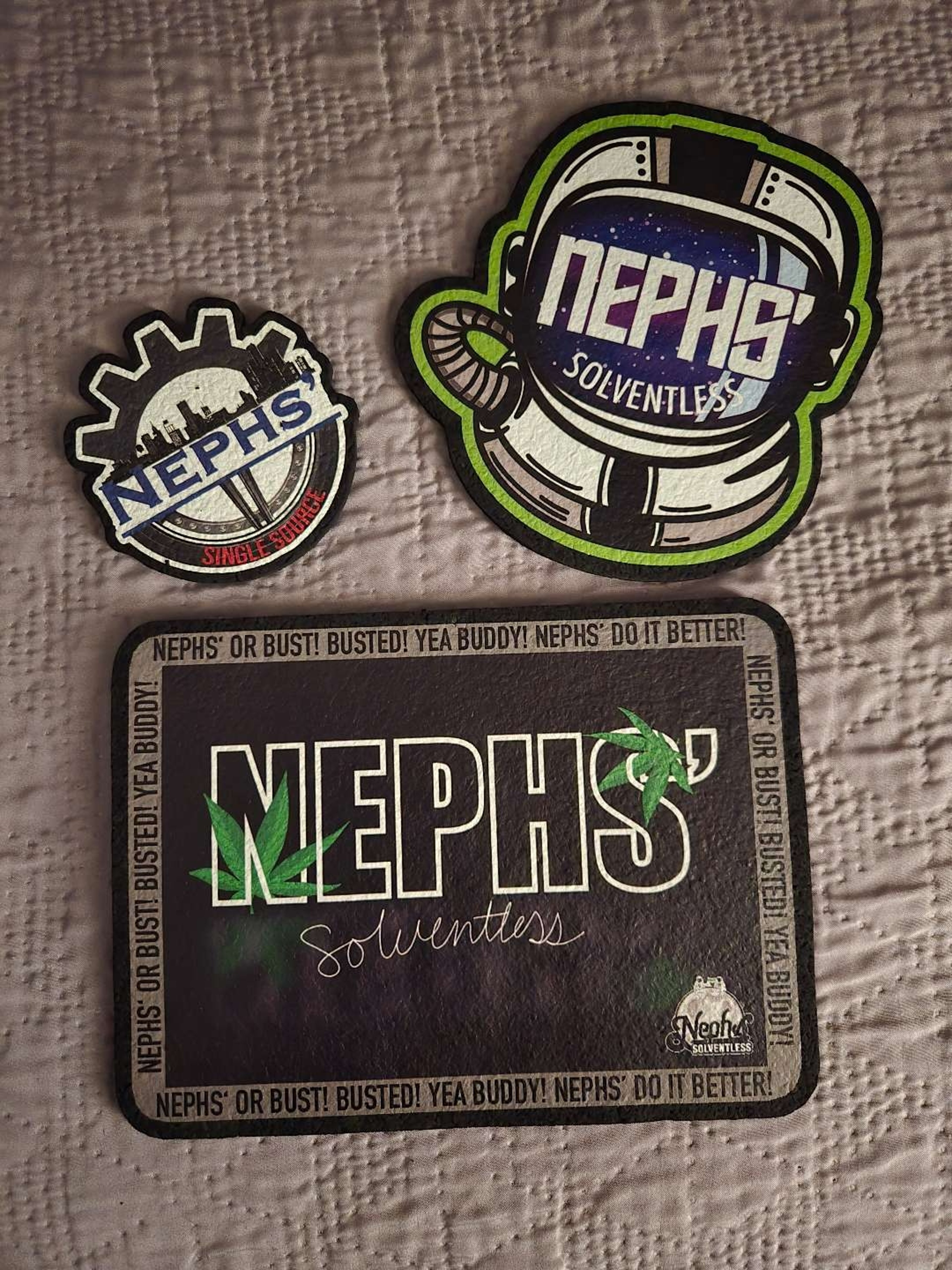 Preview pic of Nephs solventless mats