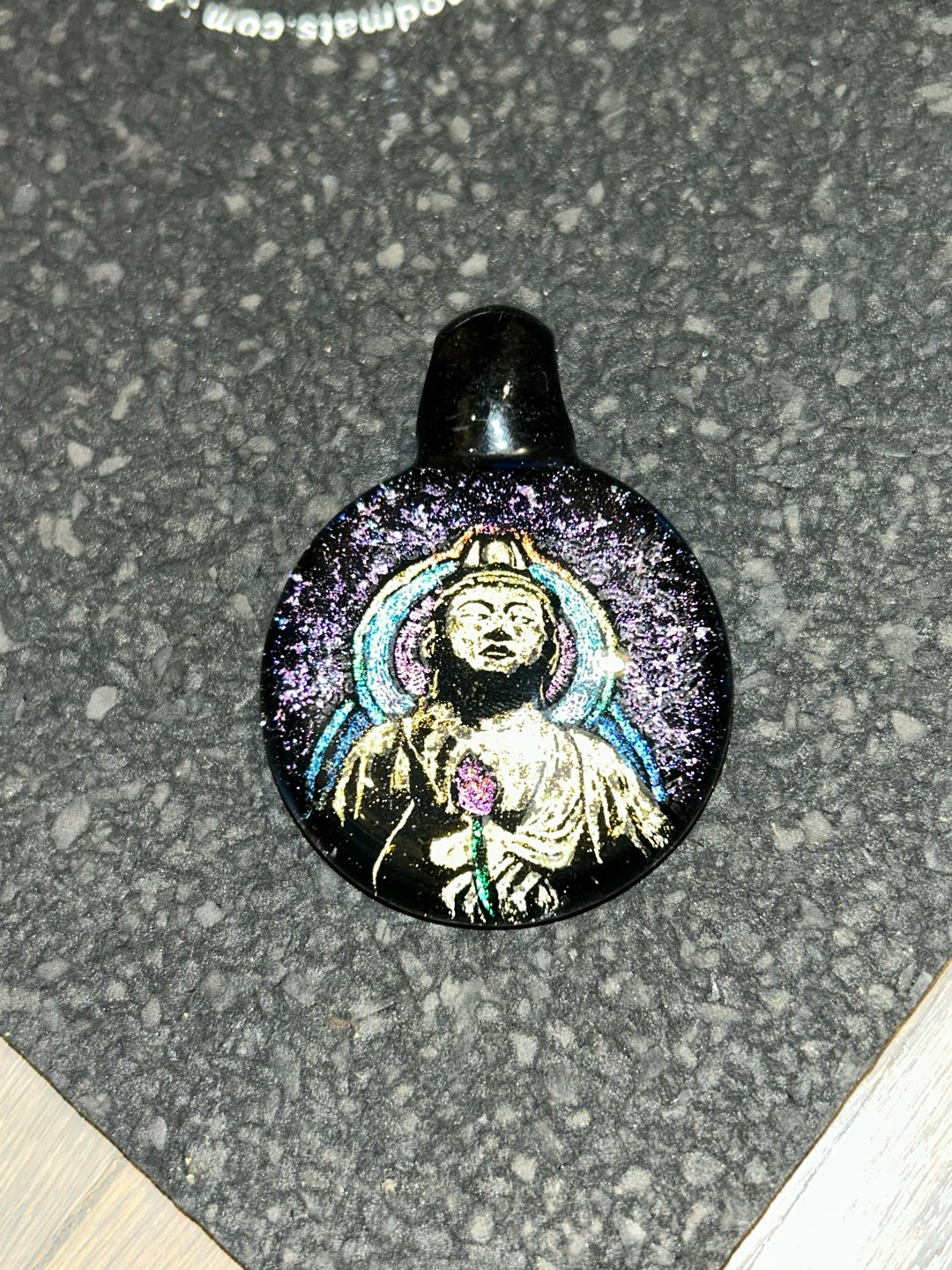 Preview pic of Berzerker Glass Buddha Pendant