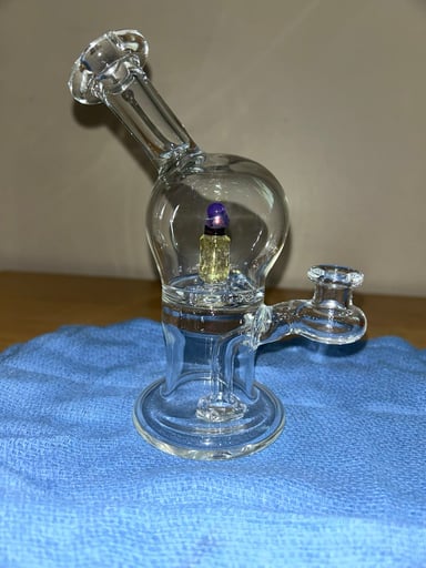 Preview pic of Cloudyglass 10mm blooper (UV reactive)