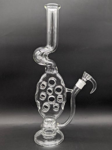 Preview pic of Greek Glass 18" Swiss Tube 2.0 - Side Feeder