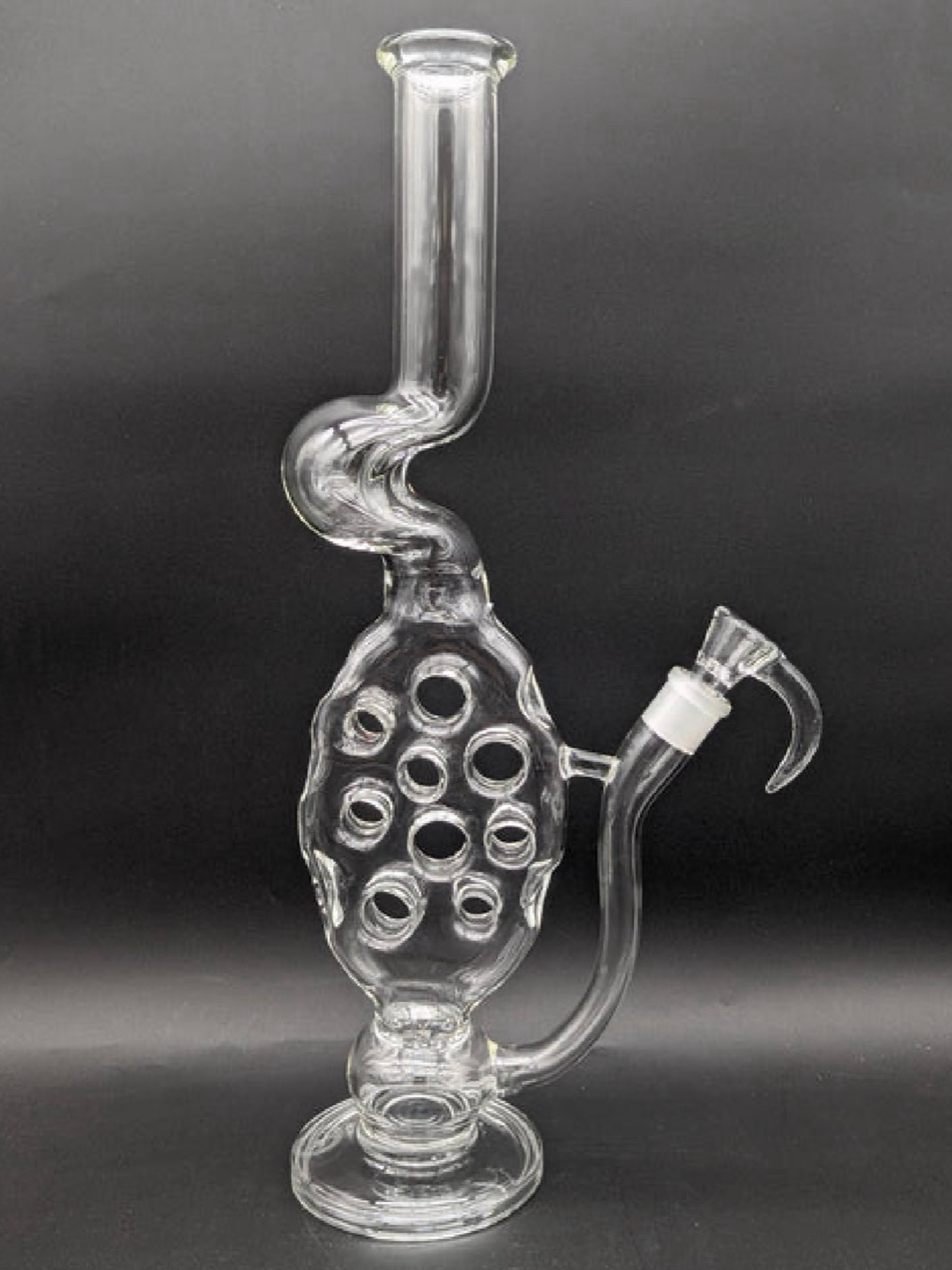 Greek Glass 18" Swiss Tube 2.0 - Side Feeder image 0