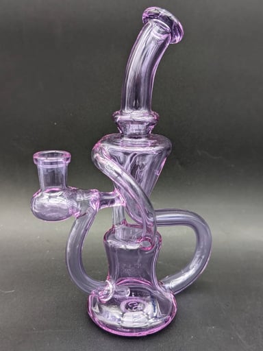 Preview pic of GREEK GLASS FLOATING RECYCLER DAB RIG