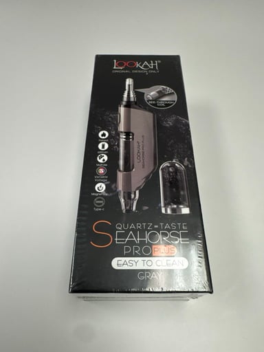 Preview pic of NEW Grey Lookah SeaHorse Pro Plus (Quartz) & Hookah attachment and Penjamin attachment !