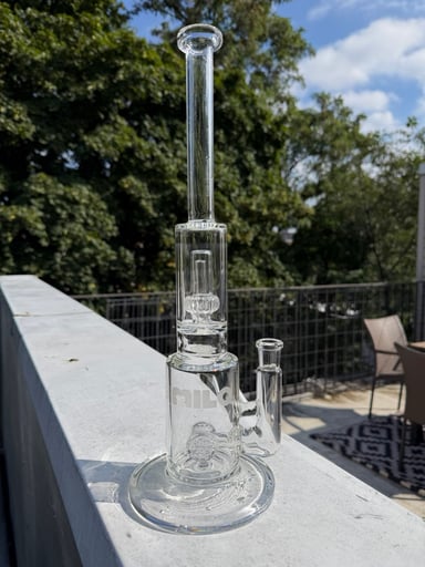 Preview pic of MILQ Glass Dual Perc Scientific Tube
