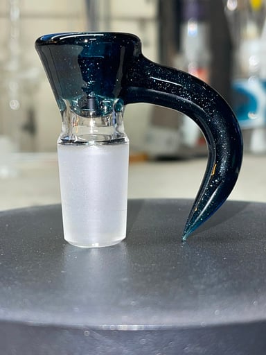 Preview pic of 18mm 4 holes blue stardust color