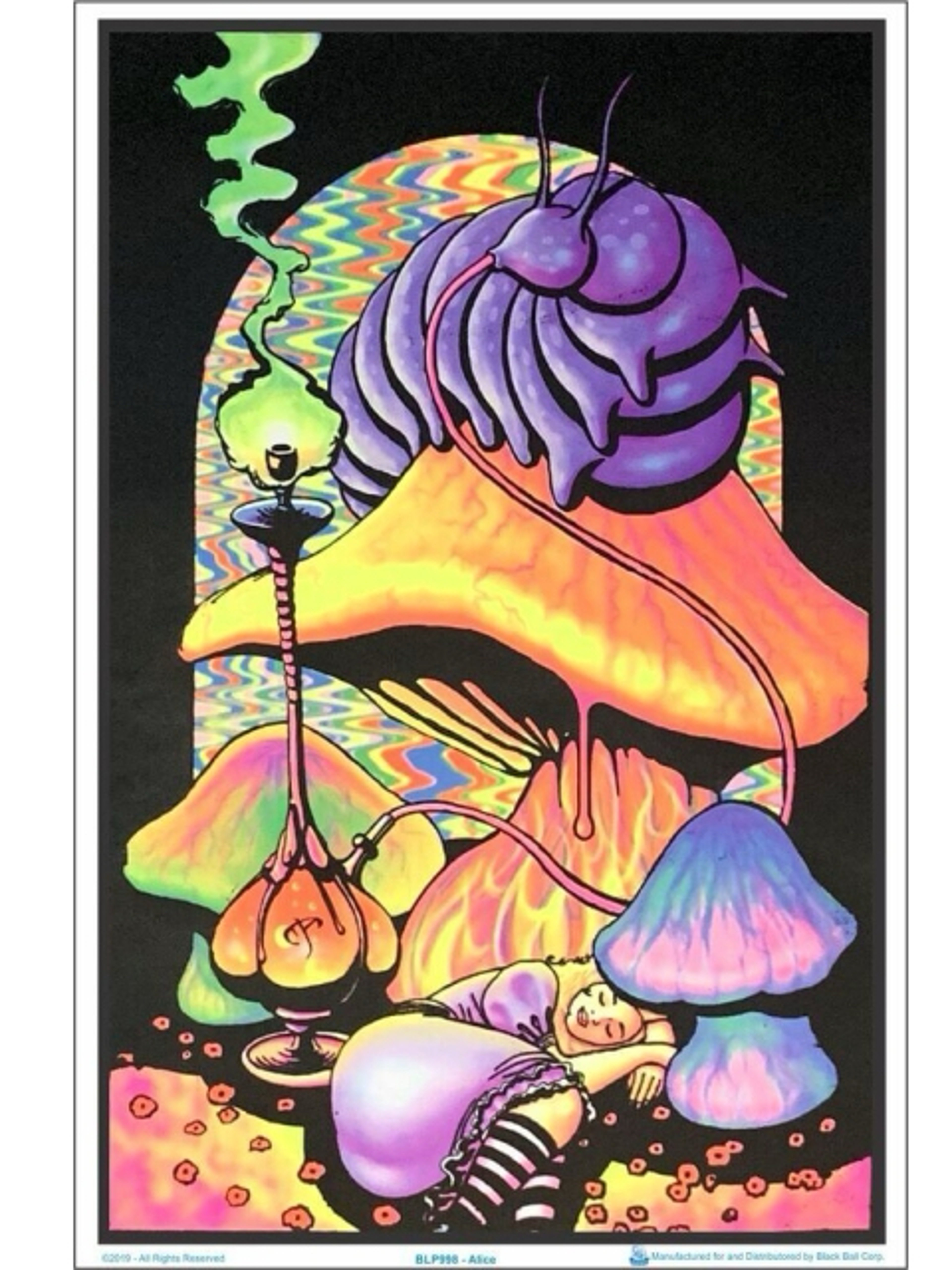 Alice Flocked Blacklight Poster – 23″ x 35″ image 0