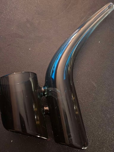 Preview pic of Puffco Proxy Bub Black Glass Water Bubbler Attachment Accessory