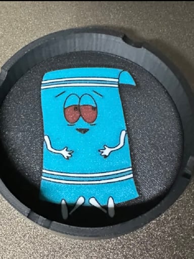Preview pic of Don't Forget a Towel!" Custom Towelie Sesh Ashtray (multiple colors)