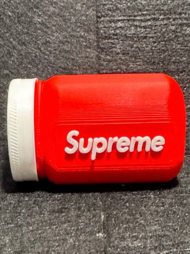 Preview pic of Supreme Mason Jar Stash Container (Custom Colors Available)