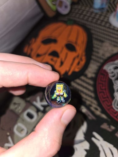 Preview pic of Sponge Bob marble