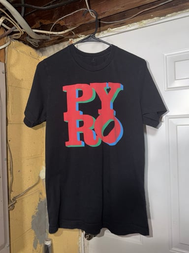 Preview pic of Classic OG “LOVE PYRO” Pyroscopic tee shirt t-shirt t-shirt