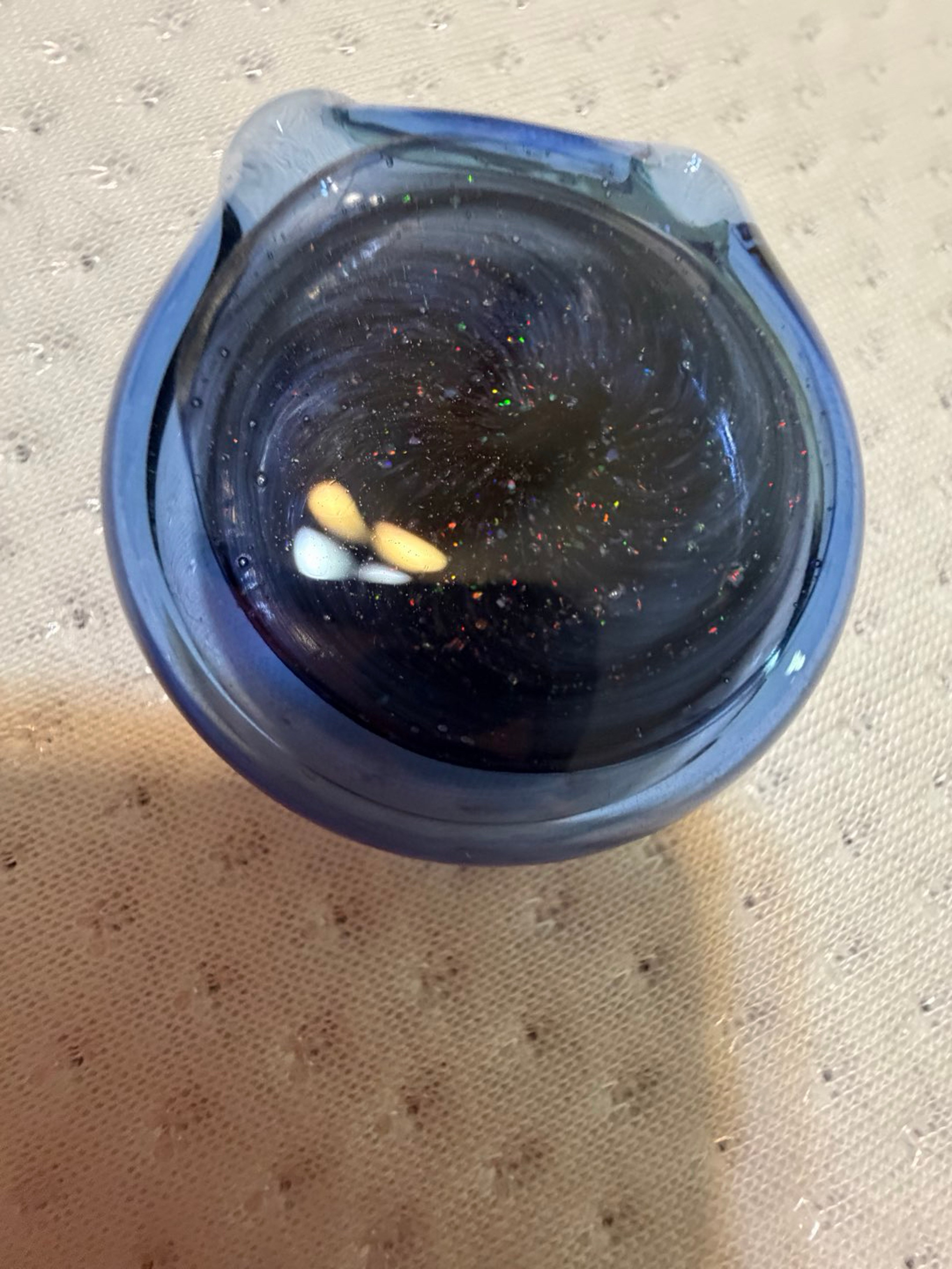 Raset Glass Blue Crushed Opal Pendy image 0