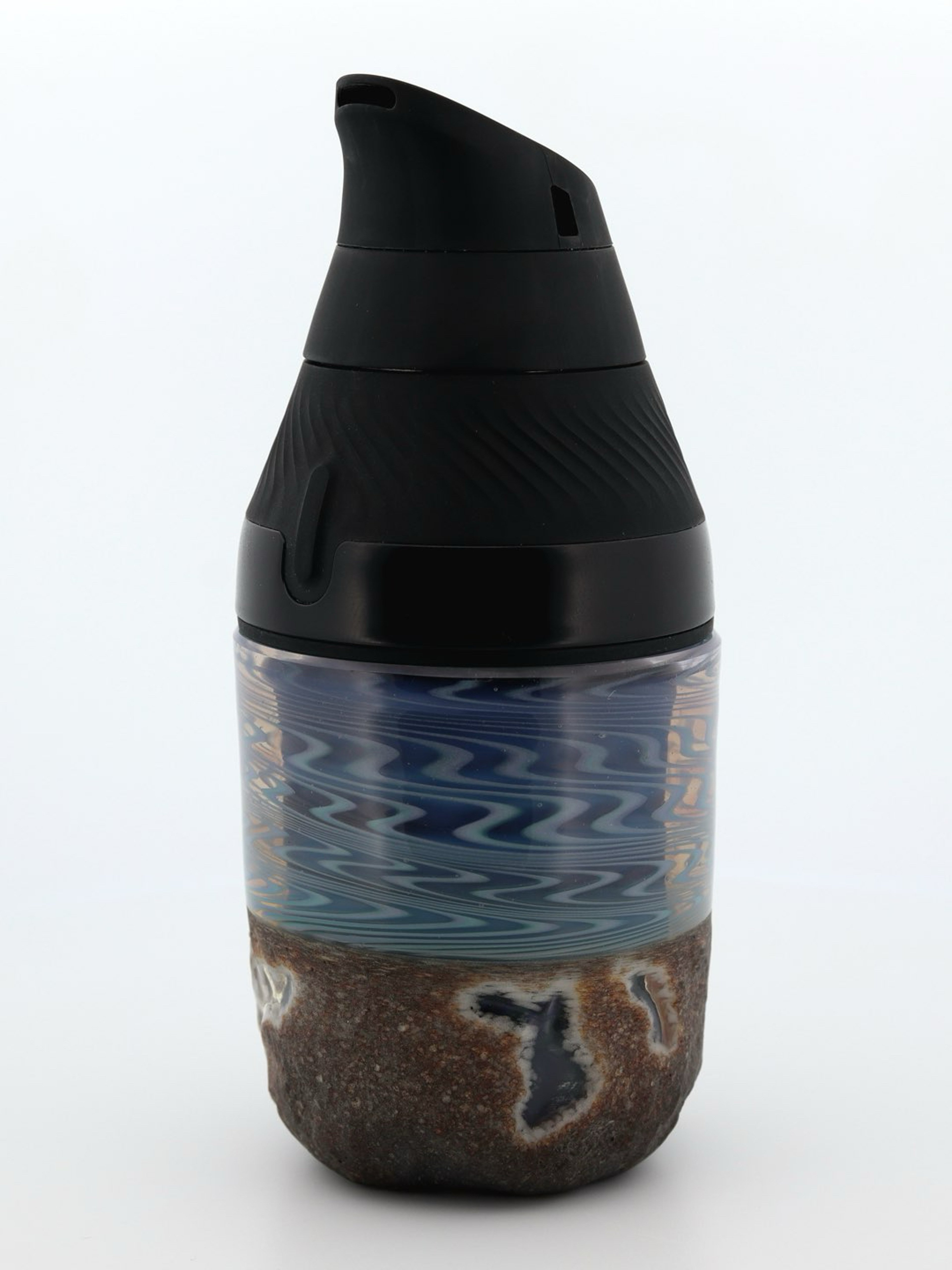 Preview pic of Green‑T Glass Blue Wig Wag Geode Proxy Core Cup