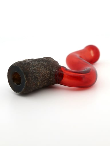 Preview pic of Green‑T Glass Red Stone Joint Tip