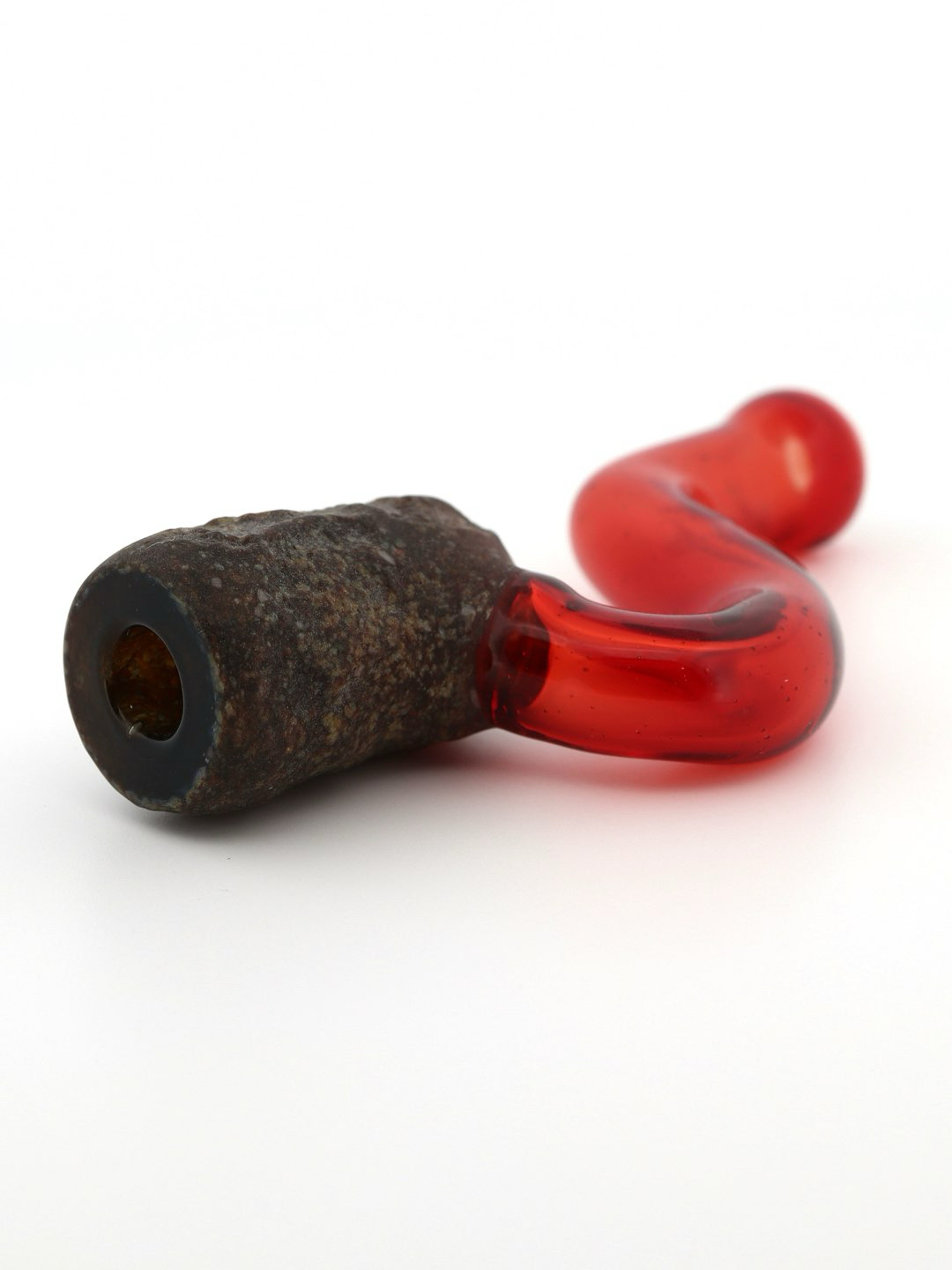 Green‑T Glass Red Stone Joint Tip image 0