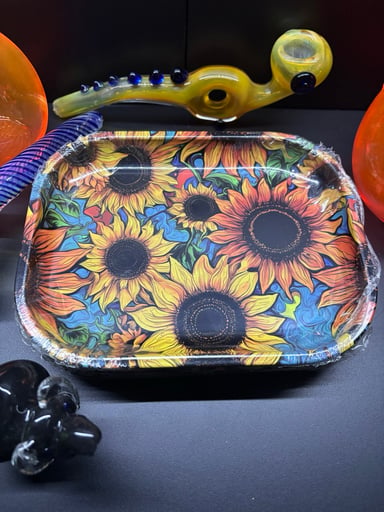 Preview pic of 7” x 5 1/2” Sunflower Tray