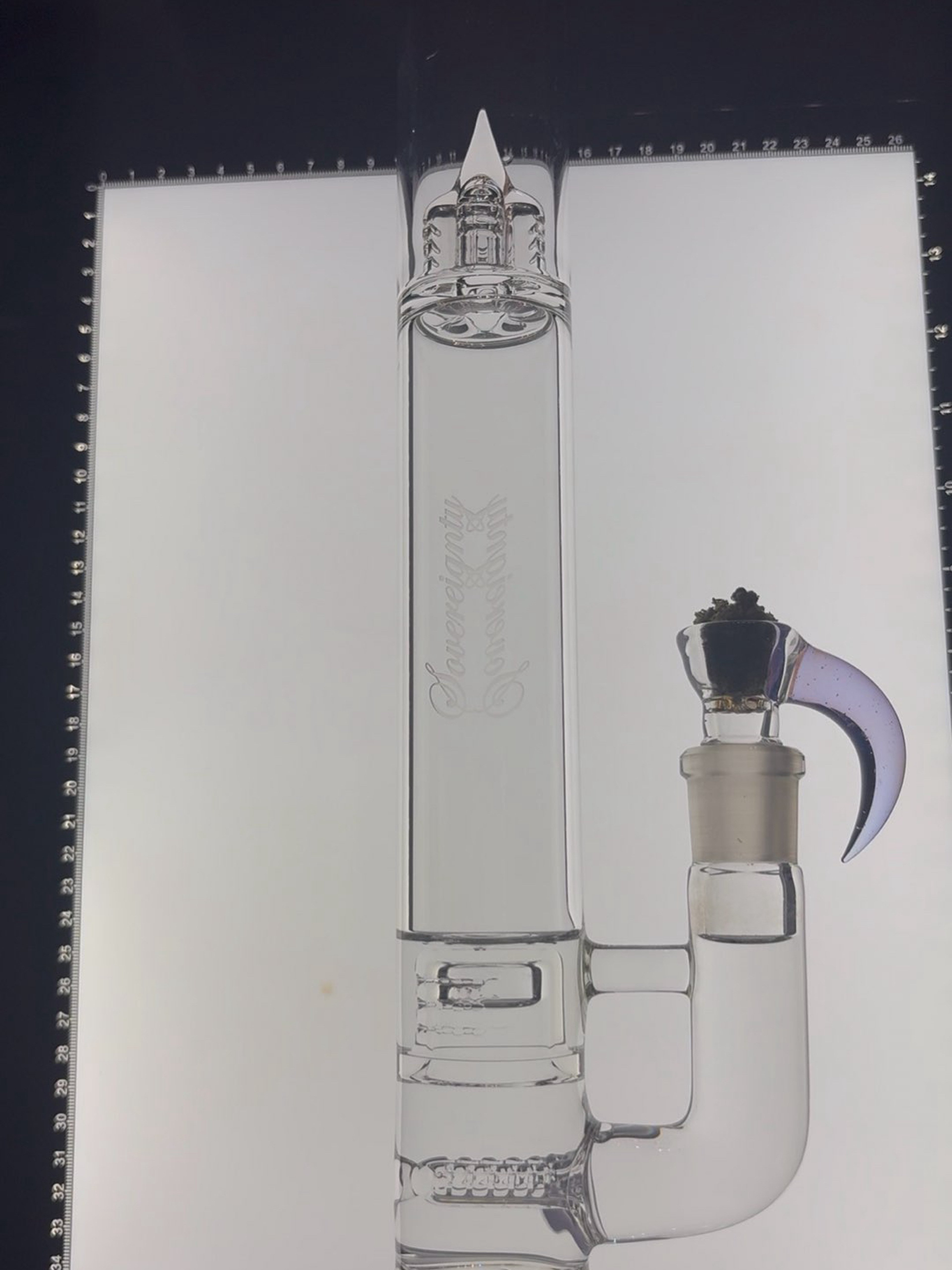 Preview pic of Sovereignty Gline-RF Cap 44x4 clear with purple millie
