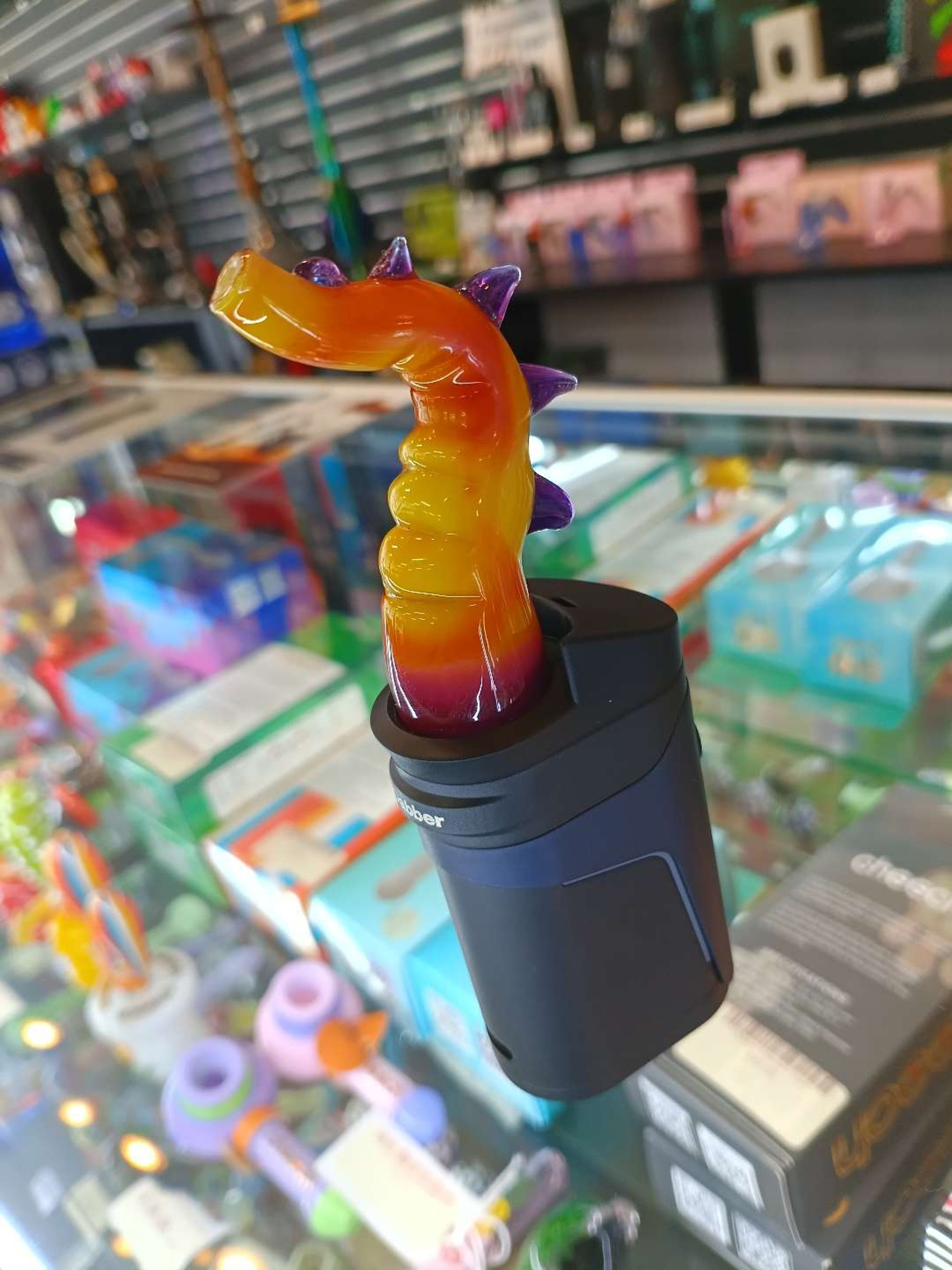 Preview pic of Custom Kazy glass dr.dabber ghost2 top