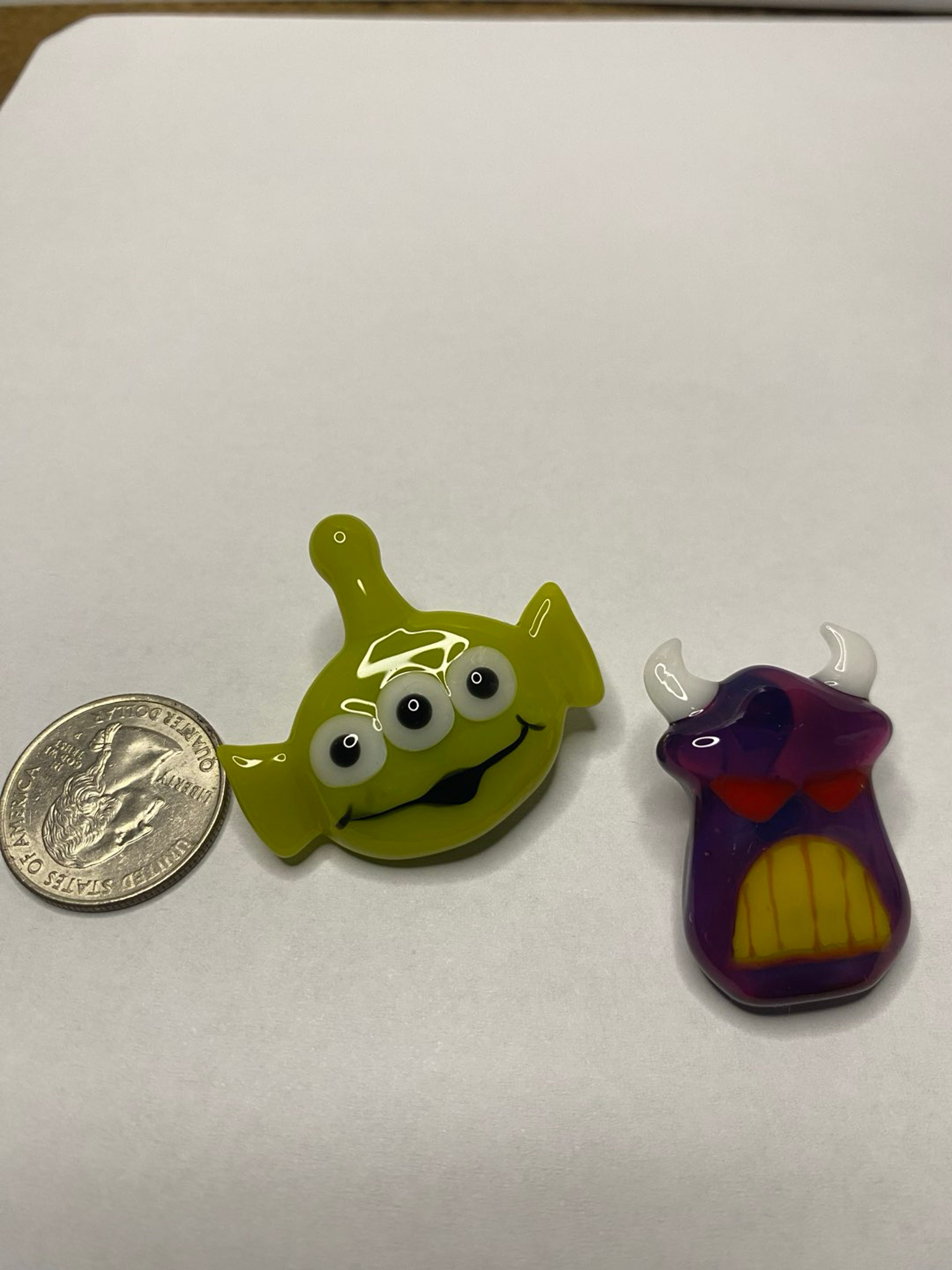 Preview pic of Toy Story Alien & Zurg Pendants