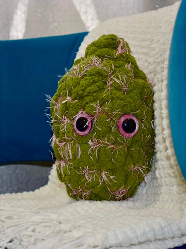 Preview pic of Large Cannanuggies - Crochet Nug Plush, Handmade Plush, 420 Stoner Gift, Smoking Homie, Collectible Plush, Favorite Strains CannaNuggies